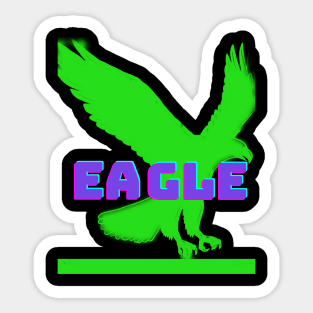 flying eagle Sticker